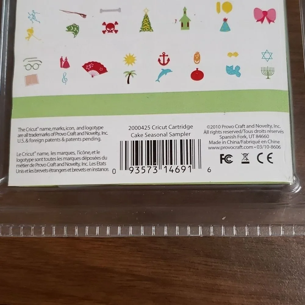 NEW Cricut Cake Seasonal Sampler Holidays Sports Occasions Seasons Interests‎